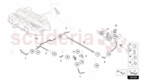 Part Diagram for Lamborghini 07M133345