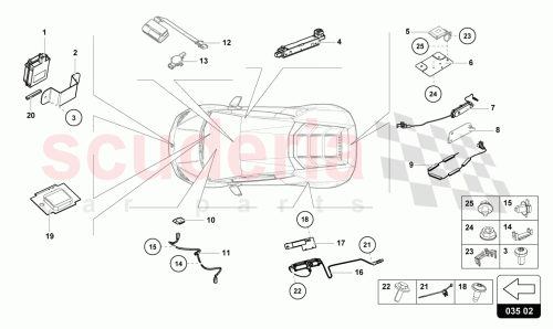 Part Diagram for Lamborghini 4T2971650E