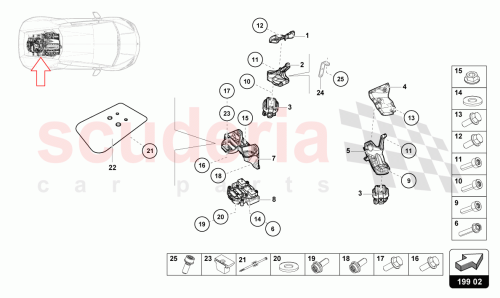 Part Diagram for Lamborghini N10702701