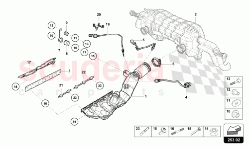 Part Diagram for Lamborghini 4S0251212E