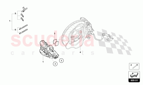 Part Diagram for Lamborghini 4S0698135