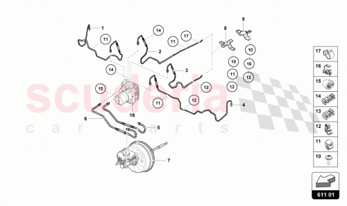Part Diagram for Lamborghini 4T2614706A