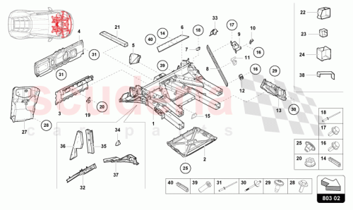 Part Diagram for Lamborghini N91225201