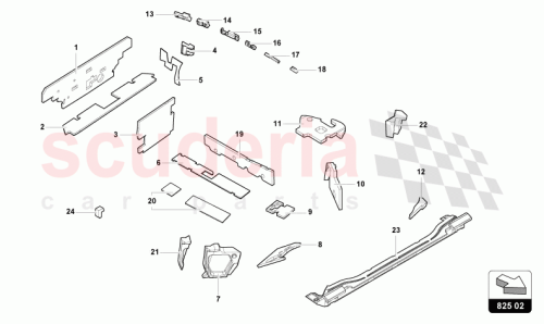 Part Diagram for Lamborghini 4T2863665A