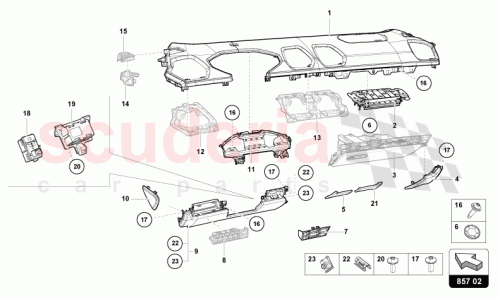 Part Diagram for Lamborghini 4T2858793E