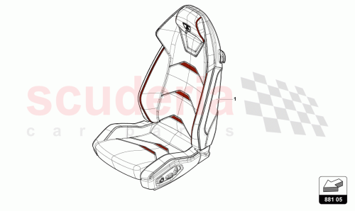 Part Diagram for Lamborghini 4T0881021LTXZ0