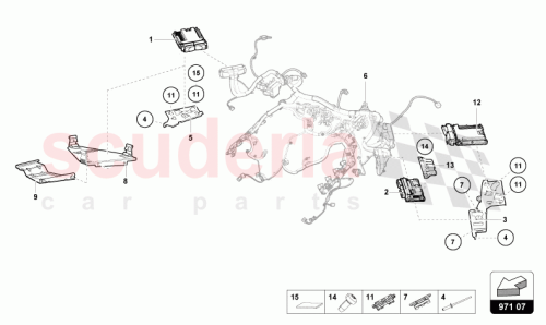 Part Diagram for Lamborghini 4T7801677B