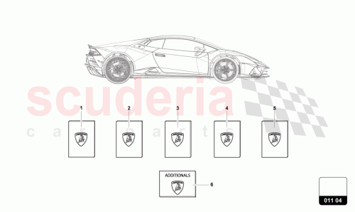 Part Diagram for Lamborghini 4T7012714BF