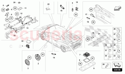 Part Diagram for Lamborghini 4T3971650E