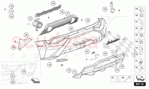 Part Diagram for Lamborghini WHT009094