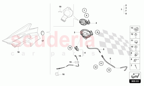 Part Diagram for Lamborghini 4T7862165