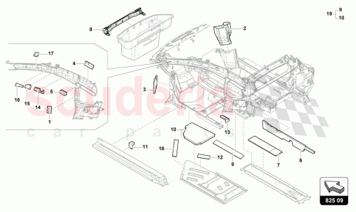 Part Diagram for Lamborghini 4T8864708A