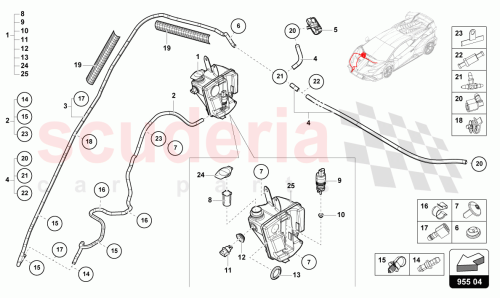 Part Diagram for Lamborghini 4A0971847