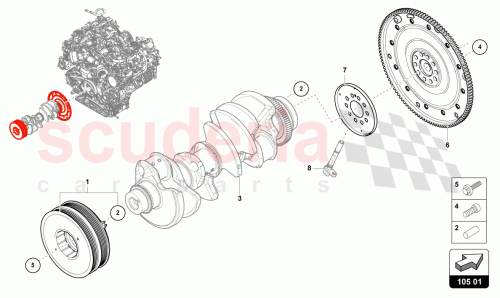 Part Diagram for Lamborghini 06M105702E