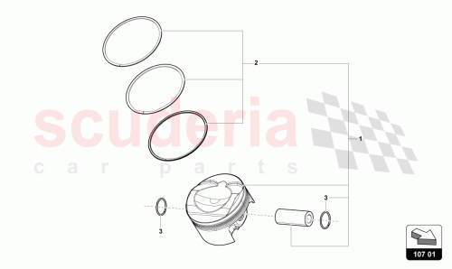 Part Diagram for Lamborghini 0P2107066K