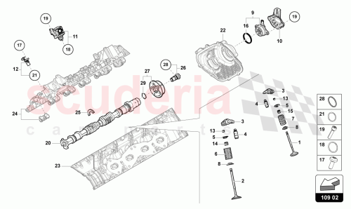 Part Diagram for Lamborghini 06M109257T
