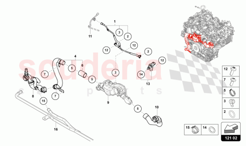 Part Diagram for Lamborghini 079919525M
