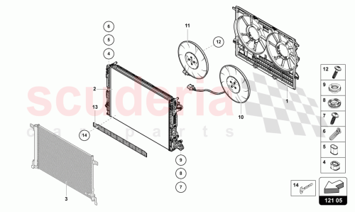 Part Diagram for Lamborghini 8W0959455AD