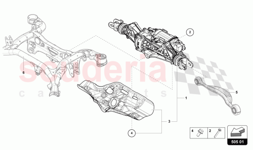 Part Diagram for Lamborghini 4M0501055AC