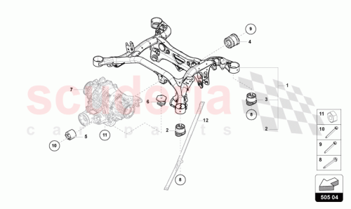 Part Diagram for Lamborghini N91228001