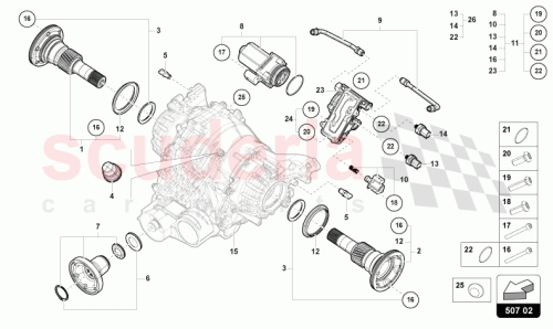 Part Diagram for Lamborghini 0BX598071