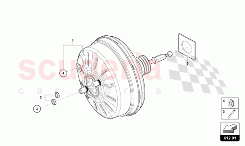 Part Diagram for Lamborghini 9Y0612103F