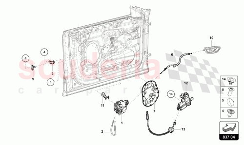 Part Diagram for Lamborghini 4K2837015J