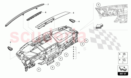 Part Diagram for Lamborghini 4ML857003NQG8