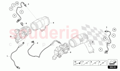 Part Diagram for Lamborghini 0P2906265AE