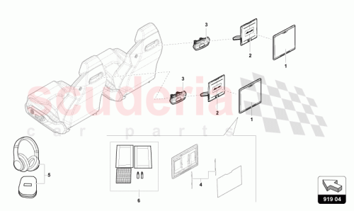 Part Diagram for Lamborghini 4ML088630