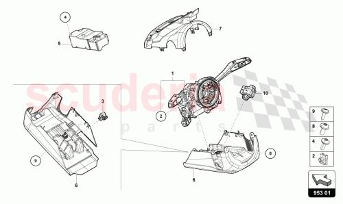 Part Diagram for Lamborghini 4ML907129AF