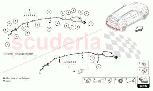 Part Diagram for Lamborghini 4ML971104L