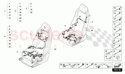Part Diagram for Lamborghini 4ML971366N