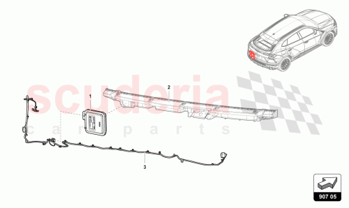 Part Diagram for Lamborghini 4N0907410C