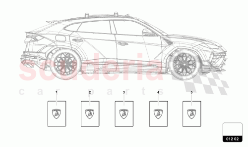 Part Diagram for Lamborghini 4ML012794SG