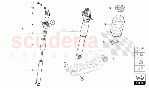 Part Diagram for Lamborghini 4ML513021B
