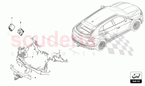 Part Diagram for Lamborghini 8W0907383E
