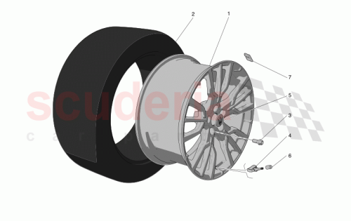 Part Diagram for Maserati 980182006