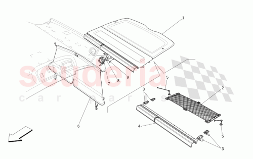Part Diagram for Maserati 673014356