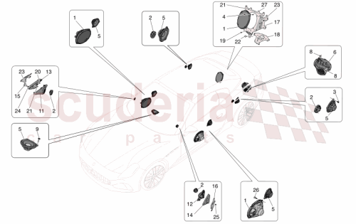 Part Diagram for Maserati 670279670