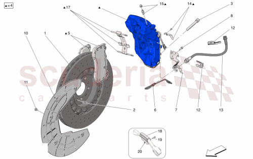 Part Diagram for Maserati 670294127