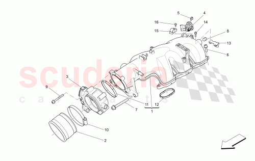 Part Diagram for Maserati 309026