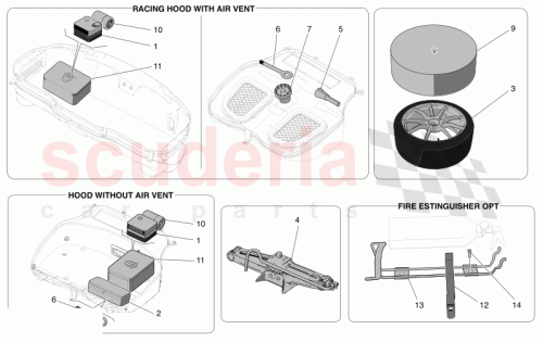 Part Diagram for Maserati 673017215