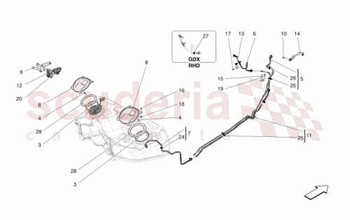 Part Diagram for Maserati 675002241