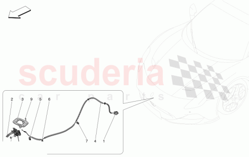 Part Diagram for Maserati 670181239