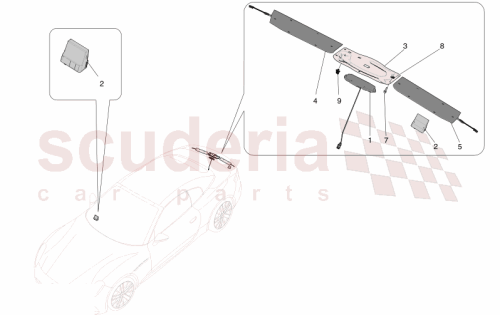 Part Diagram for Maserati 670214225