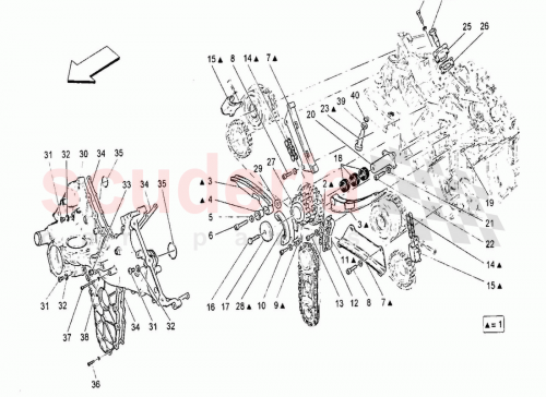 Part Diagram for Maserati 224314