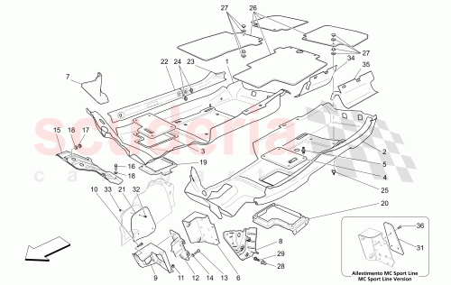 Part Diagram for Maserati 89306620