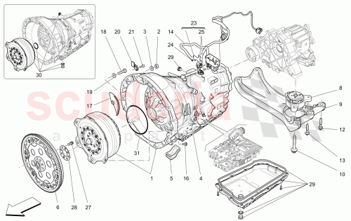 Part Diagram for Maserati 670032044