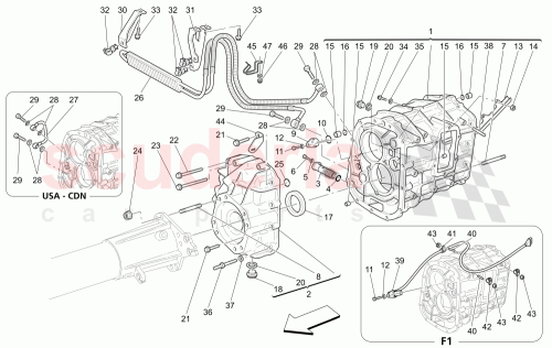 Part Diagram for Maserati 254644